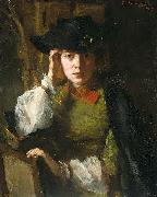 Portrait of Lizzie Ansingh. Therese Schwartze